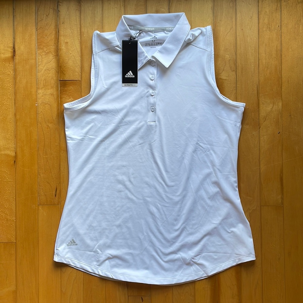Adidas Women’s White Golf Polo Size M